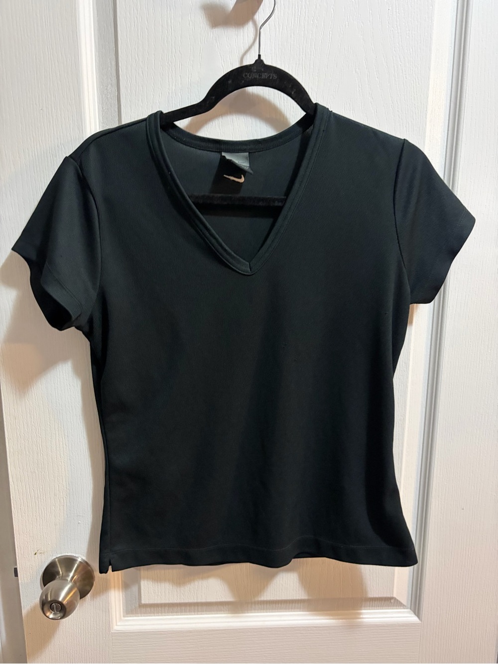 Nike Women’s Black V-Neck Short Sleeve Tee